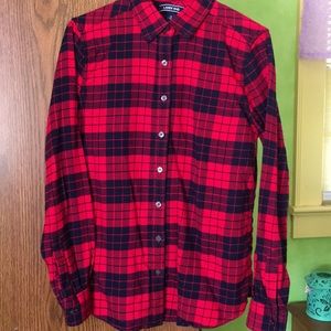 Women’s Lands’ End Flannel Shirt
